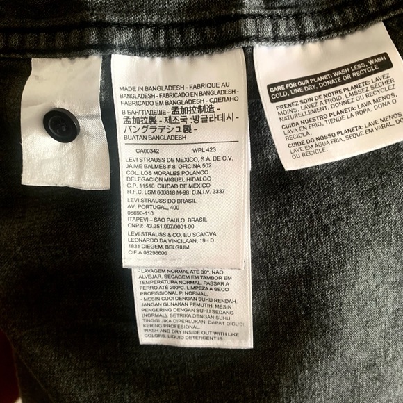 Up Cycled Levi’s Luke Bryan 2016 Concert T-Shirt Jean Jacket Men’s Size XL - Picture 7 of 10